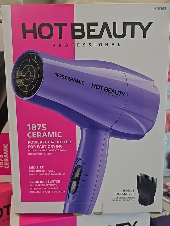 Other - Professional 1875 Ceramic Hair Dryer - Purple